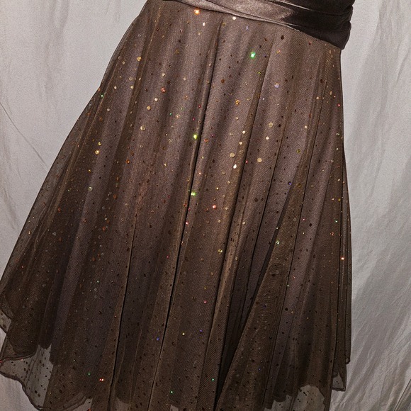 City Triangles Party Dress Sparkle Tulle Fit & Flare - Picture 5 of 7